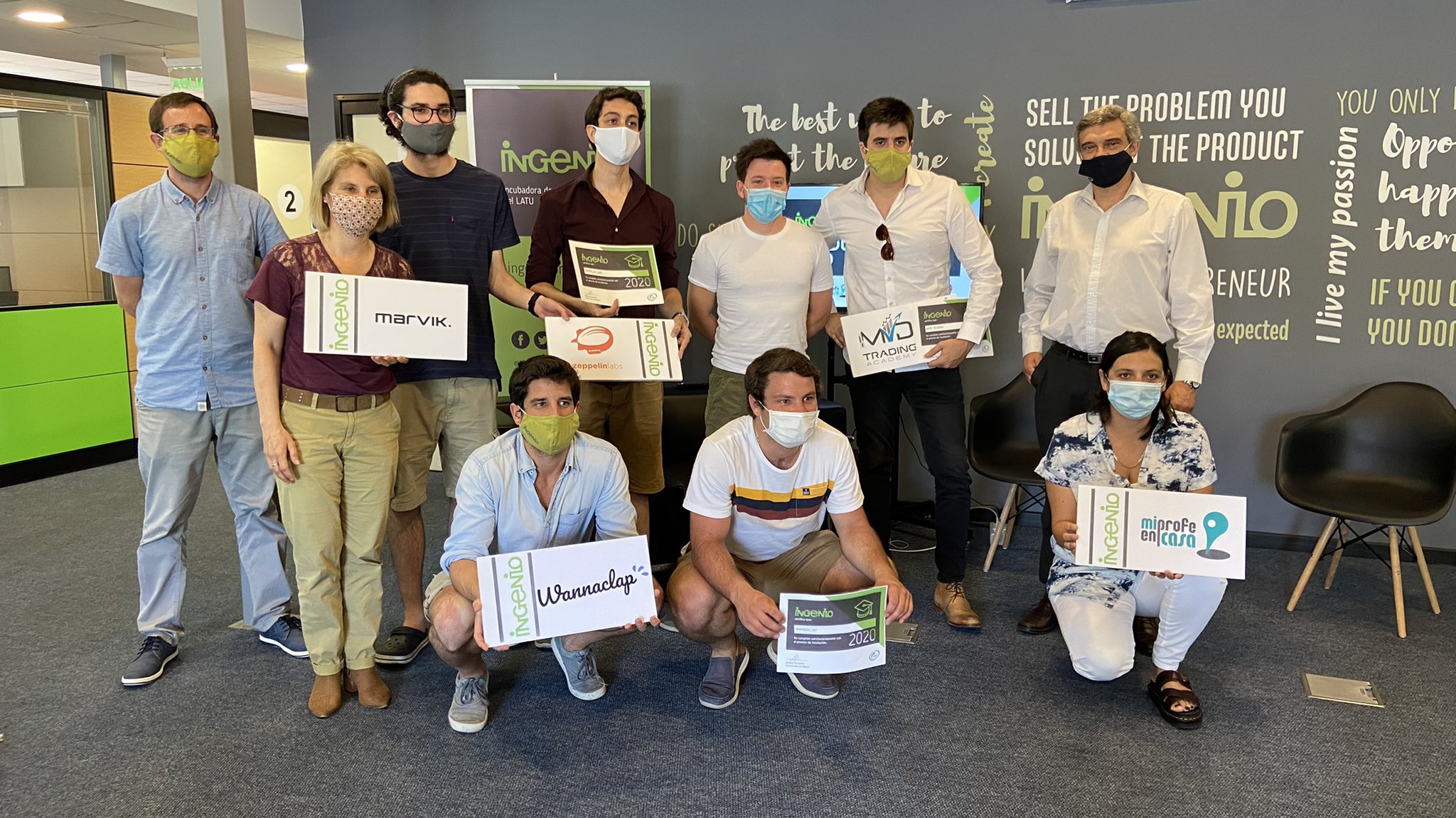 Celebramos una nueva graduación de incubados de Ingenio