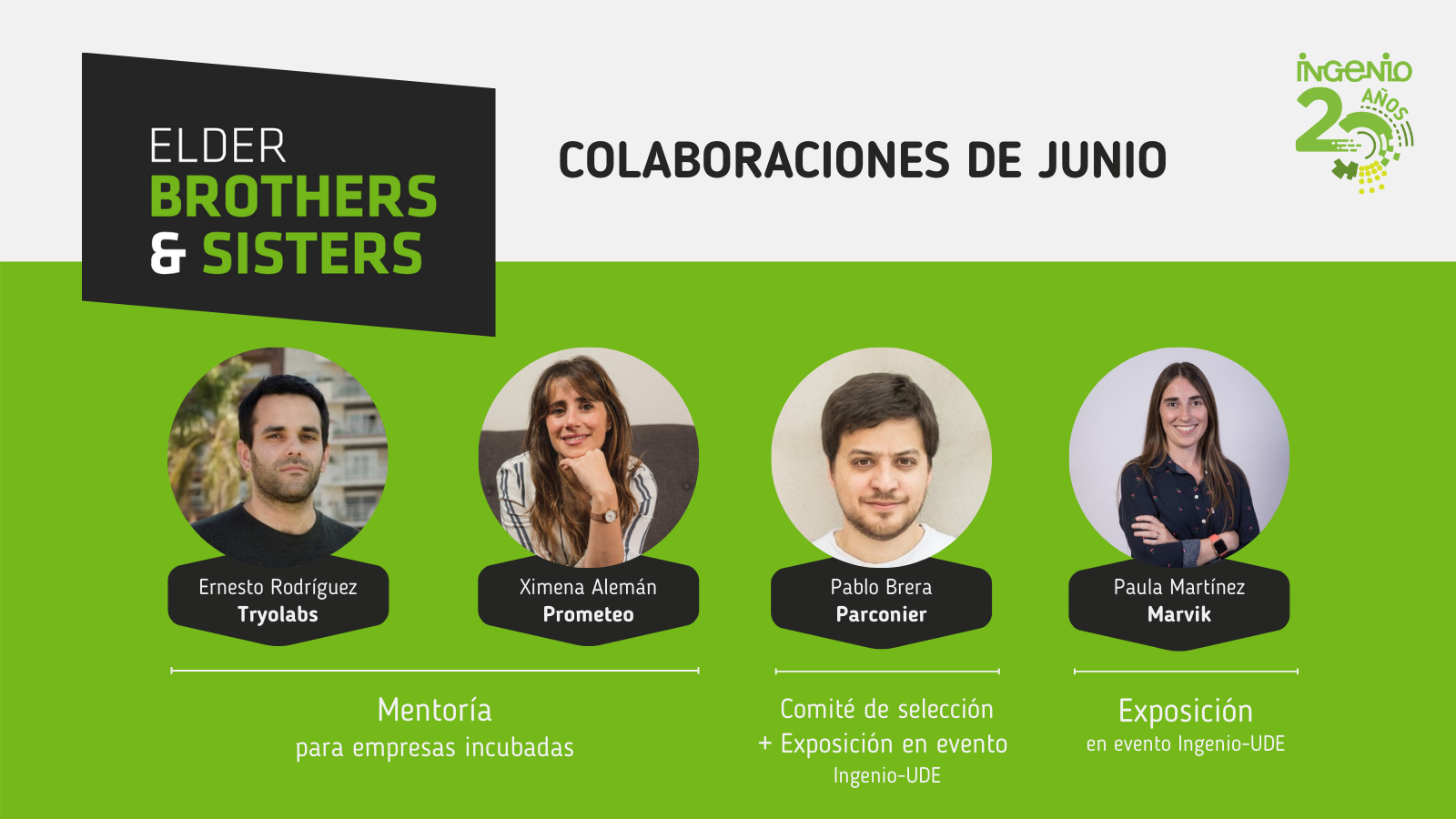 Los Elder Brothers & Sisters de junio