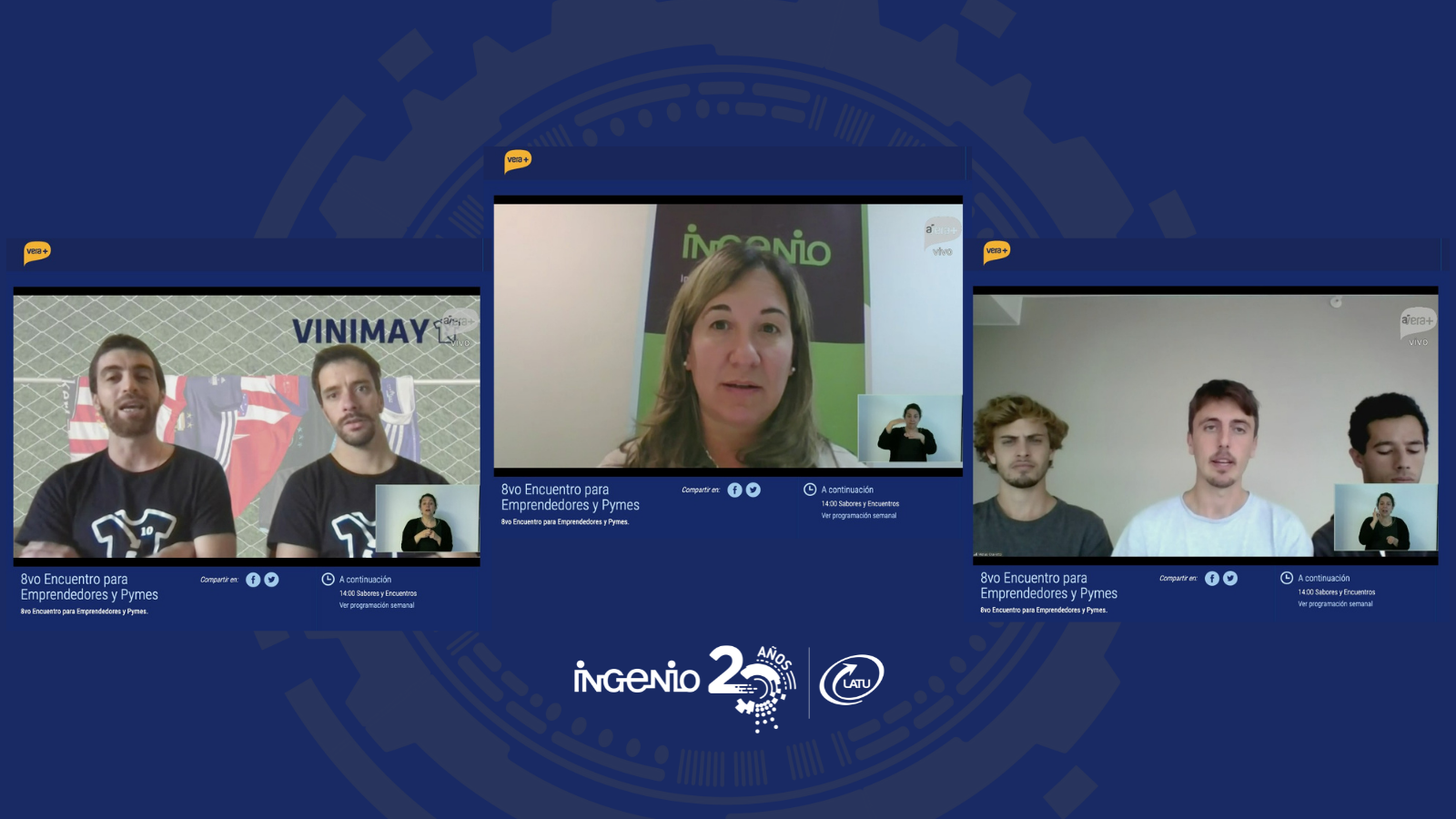 Ingenio participó con OrderEAT y Vinimay en el 8vo Encuentro de Emprendedores y Pymes de Antel